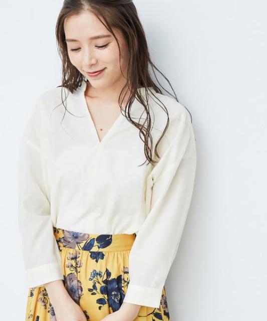 ロペピクニック◆試着のみの美品*スタンドカラーボクシーシャツ < ブランド  ロペピクニック◆試着のみの美品*スタンドカラーボクシーシャツ  < ブランドの