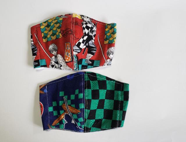 S4N◆ 【超レア柄】【ラスト】柔らかい 接触冷感立体マスク 2枚 善逸 炭治郎(*^^*) < 女性ファッション  S4N◆ 【超レア柄】【ラスト】柔らかい 接触冷感立体マスク 2枚 善逸 炭治郎(*^^*)  < 女性ファッションの