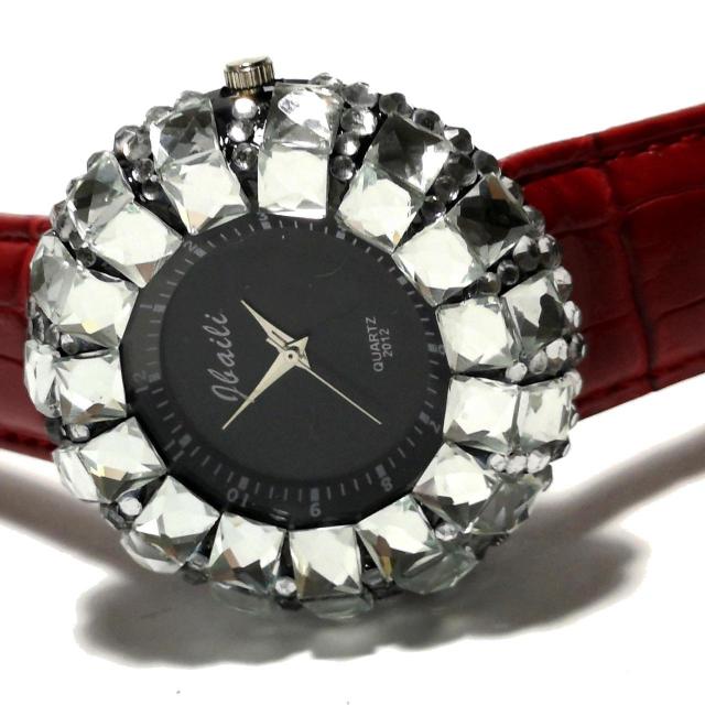 【新品・未使用】JEAIEI【クリスタル】美しいドレスウォッチ < 女性アクセサリー/時計  【新品・未使用】JEAIEI【クリスタル】美しいドレスウォッチ < 女性アクセサリー/時計の