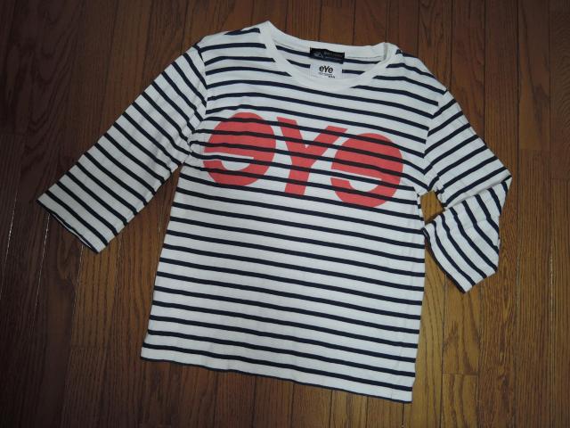 eye JUNYA WATANABE MAN ジュンヤワタナベ  × SAINT JAMES 7分丈 ロンTシャツ S 白紺 < ブランド  eye JUNYA WATANABE MAN ジュンヤワタナベ  × SAINT JAMES 7分丈 ロンTシャツ S 白紺 < ブランドの