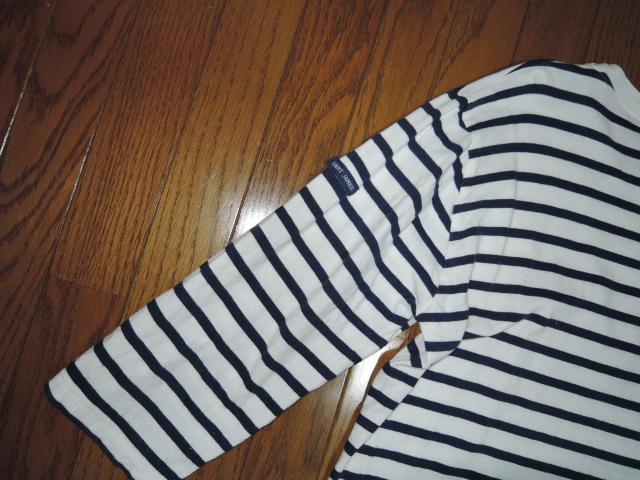 eye JUNYA WATANABE MAN ジュンヤワタナベ  × SAINT JAMES 7分丈 ロンTシャツ S 白紺 < ブランド  eye JUNYA WATANABE MAN ジュンヤワタナベ  × SAINT JAMES 7分丈 ロンTシャツ S 白紺 < ブランドの