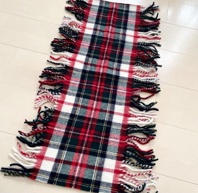 [�V�i] EAST BOY LAMBSWOOL �`�F�b�N�}�t���[ �� �u�����h�� 