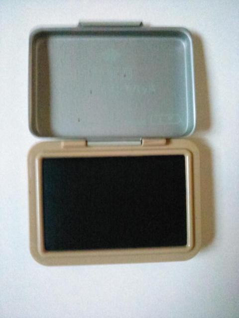 中古品 スタンプ台 スタンプパッド 藍色  < インテリア/ライフ  中古品 スタンプ台 スタンプパッド 藍色  < インテリア/ライフの