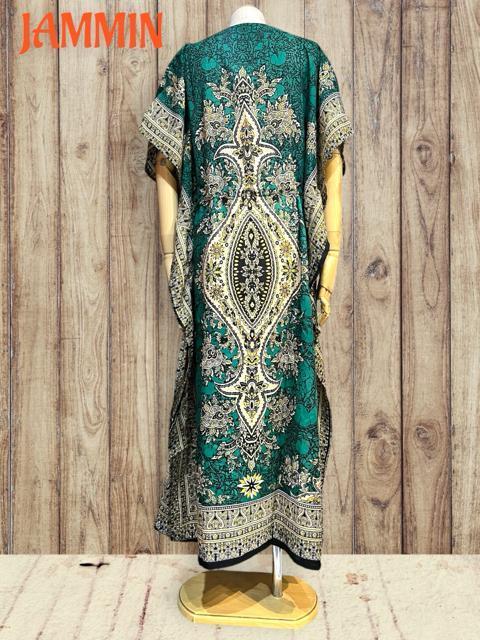 アジアンペーズリー柄ロングワンピ エスニック ヒッピー グリーン 緑 < 女性ファッション アジアンペーズリー柄ロングワンピ エスニック ヒッピー グリーン 緑 < 女性ファッションの