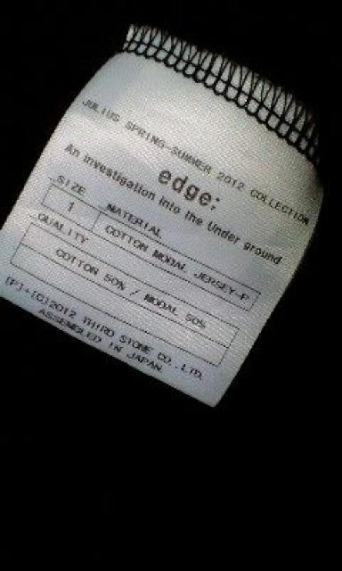 JULIUSユリウス COTTON MODAL JERSEYムラ染めカットソー 1 < ブランド  JULIUSユリウス COTTON MODAL JERSEYムラ染めカットソー 1 < ブランドの