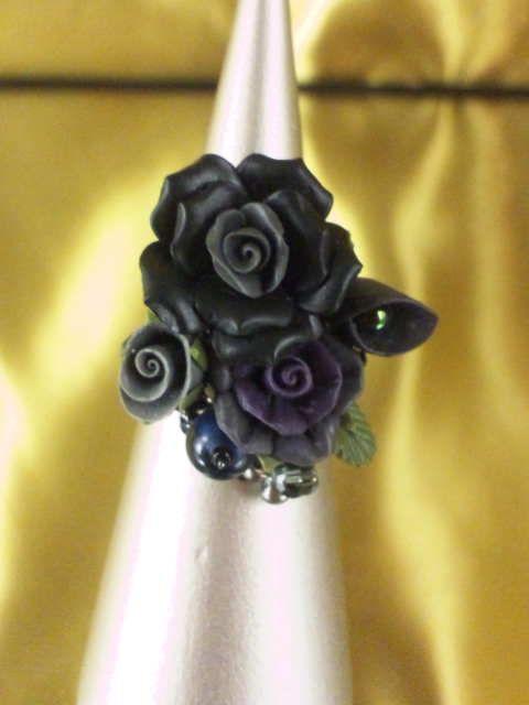 渋いゴスロリパンク薔薇デザインリング12号 < 女性アクセサリー/時計 渋いゴスロリパンク薔薇デザインリング12号 < 女性アクセサリー/時計の