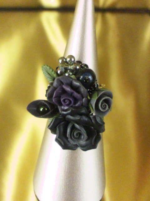 渋いゴスロリパンク薔薇デザインリング12号 < 女性アクセサリー/時計 渋いゴスロリパンク薔薇デザインリング12号 < 女性アクセサリー/時計の