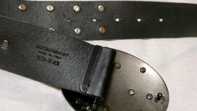 正規新古 限定 ドルチェ&ガッバーナ DGロゴ天然石ストーン装飾バックル スタッズレザーベルト 黒 95 ハイエンドラグジュアリー < ブランド  正規新古 限定 ドルチェ&ガッバーナ DGロゴ天然石ストーン装飾バックル スタッズレザーベルト 黒 95 ハイエンドラグジュアリー < ブランドの