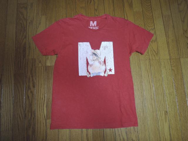 M エム × ONE PIECE ワンピース コラボTシャツ M 赤系 ルフィー カットソー TMT < ブランド M エム × ONE PIECE ワンピース コラボTシャツ M 赤系 ルフィー カットソー TMT < ブランドの