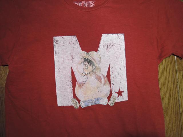 M エム × ONE PIECE ワンピース コラボTシャツ M 赤系 ルフィー カットソー TMT < ブランド M エム × ONE PIECE ワンピース コラボTシャツ M 赤系 ルフィー カットソー TMT < ブランドの