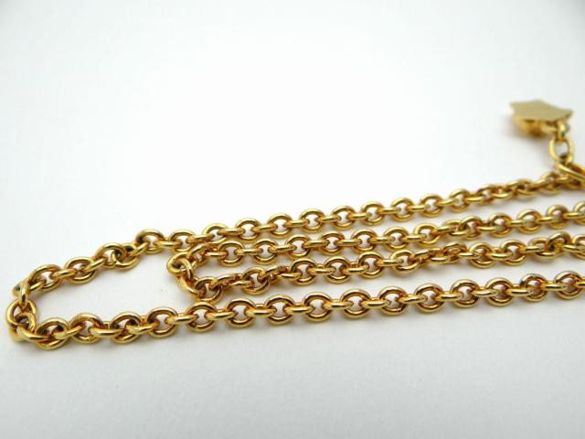 VERSACE ヴェルサーチ ロゴ メデューサモチーフ チェーンネックレス ゴールド<USED>【送料無料】 < ブランド VERSACE ヴェルサーチ ロゴ メデューサモチーフ チェーンネックレス ゴールド<USED>【送料無料】 < ブランドの