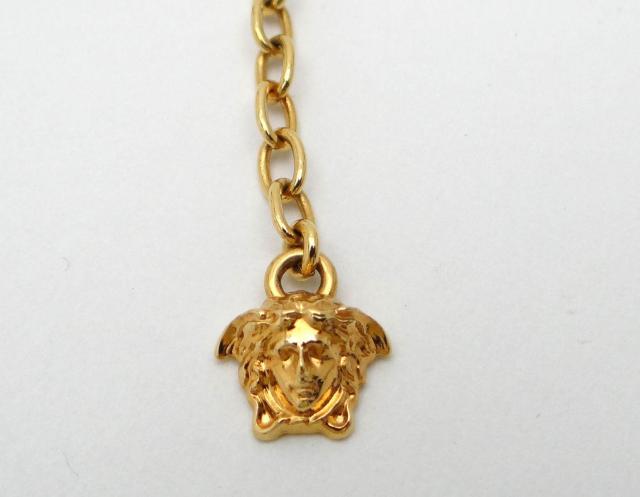 VERSACE ヴェルサーチ ロゴ メデューサモチーフ チェーンネックレス ゴールド<USED>【送料無料】 < ブランド VERSACE ヴェルサーチ ロゴ メデューサモチーフ チェーンネックレス ゴールド<USED>【送料無料】 < ブランドの