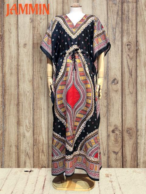 アフリカン柄ロングワンピ 黒 エスニック ヒッピー アジアン アフリカン < 女性ファッション アフリカン柄ロングワンピ 黒 エスニック ヒッピー アジアン アフリカン < 女性ファッションの