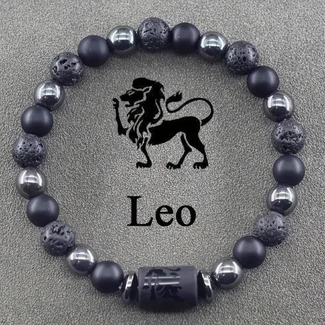 爆ヤス価格490円★天然石ビーズ星座ブレスレット - 12星座シンボル、ユニセックスカップル用 おうし座 < 男性アクセサリー/時計  爆ヤス価格490円★天然石ビーズ星座ブレスレット - 12星座シンボル、ユニセックスカップル用 おうし座 < 男性アクセサリー/時計の
