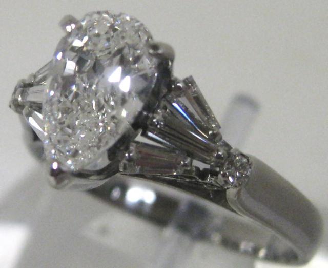 Pt900v`iO_CyAVFu1.444ct 0.44ct #17.5  ANZT[/v 