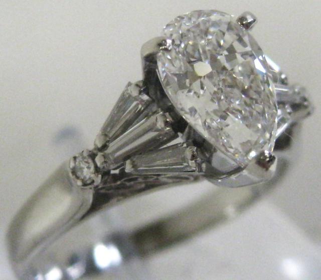 Pt900v`iO_CyAVFu1.444ct 0.44ct #17.5  ANZT[/v 