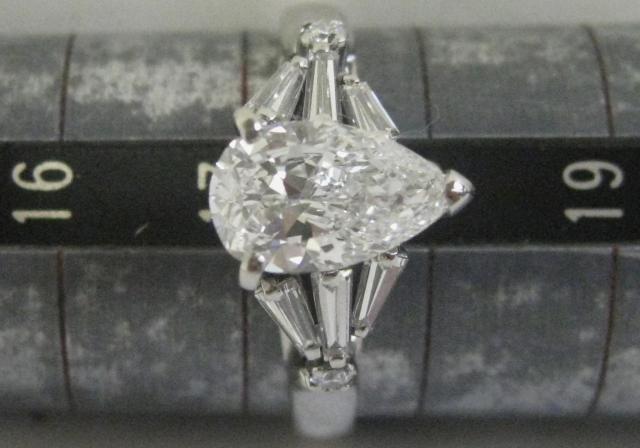 Pt900v`iO_CyAVFu1.444ct 0.44ct #17.5  ANZT[/v 