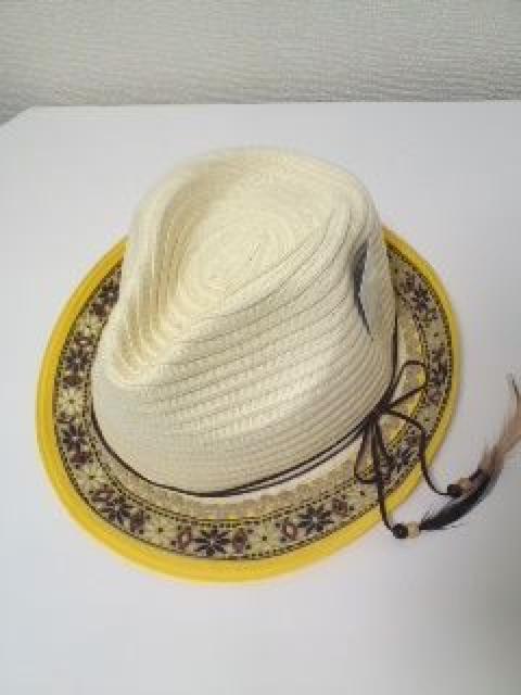 黄色ネイティブ刺繍〓ボヘミアンsummerハット〓帽子〓新品 < 女性ファッション 黄色ネイティブ刺繍〓ボヘミアンsummerハット〓帽子〓新品 < 女性ファッションの