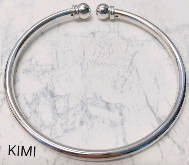 高品質なシルバー 925 バングル 内周約19cm 男女兼用 < 女性アクセサリー/時計  高品質なシルバー 925 バングル 内周約19cm 男女兼用 < 女性アクセサリー/時計の