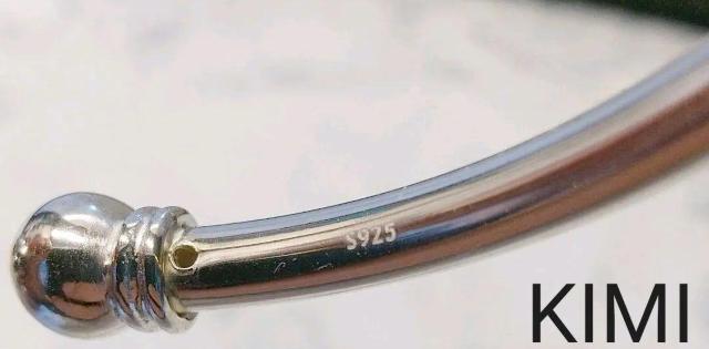 高品質なシルバー 925 バングル 内周約19cm 男女兼用 < 女性アクセサリー/時計  高品質なシルバー 925 バングル 内周約19cm 男女兼用 < 女性アクセサリー/時計の