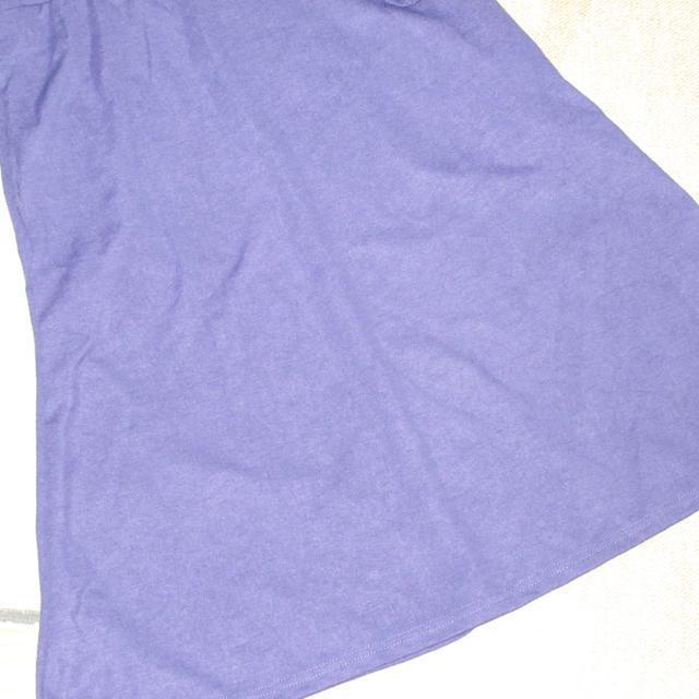 未使用☆綺麗め長袖フレアワンピース*膝丈(ブルー系) < 女性ファッション  未使用☆綺麗め長袖フレアワンピース*膝丈(ブルー系) < 女性ファッションの