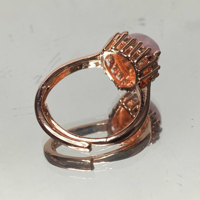 《No.R080》天然石ピンクパープルクンツァイト フリーサイズリング < 女性アクセサリー/時計  《No.R080》天然石ピンクパープルクンツァイト フリーサイズリング < 女性アクセサリー/時計の