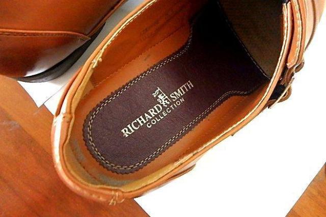 ◆25.5 RICHARD SMITH リチャード スミス シューズ ローファー ブラウン 中古品 < 男性ファッション  ◆25.5 RICHARD SMITH リチャード スミス シューズ ローファー ブラウン 中古品 < 男性ファッションの