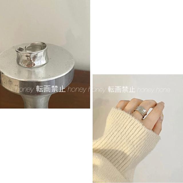 変形メタルリング【新品未使用】シルバーカラー●ボリュームリングでこなれ感●男女兼用●F < 女性アクセサリー/時計 変形メタルリング【新品未使用】シルバーカラー●ボリュームリングでこなれ感●男女兼用●F < 女性アクセサリー/時計の