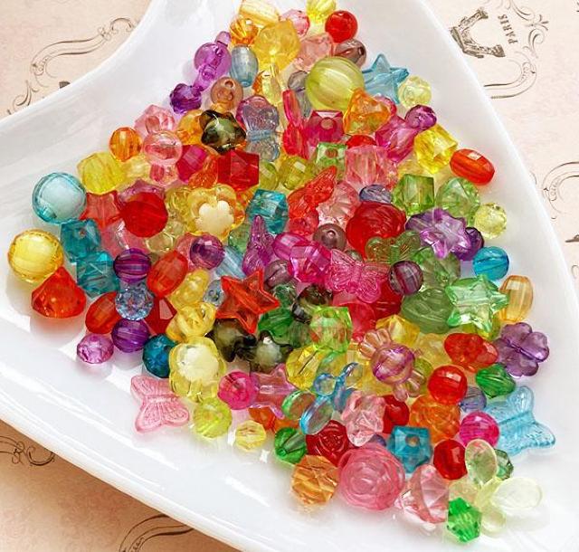 アクリルビーズアソート50gクリアミックス < ペット/手芸/園芸  アクリルビーズアソート50gクリアミックス < ペット/手芸/園芸の