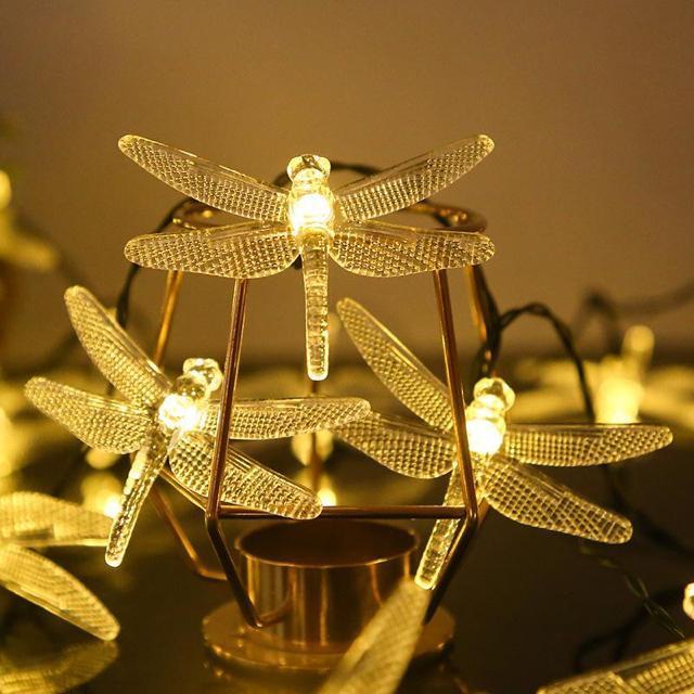 2セット 乾電池式 30球 3m とんぼ 蜻蛉 LEDイルミネーションライト 防滴 クリスマス ガーデンライト ガーデニングライト < ペット/手芸/園芸  2セット 乾電池式 30球 3m とんぼ 蜻蛉 LEDイルミネーションライト 防滴 クリスマス ガーデンライト ガーデニングライト < ペット/手芸/園芸の