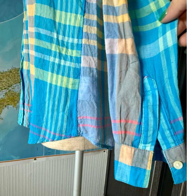OLD NAVY 青系チェック柄長袖シャツ < ブランド  OLD NAVY 青系チェック柄長袖シャツ < ブランドの