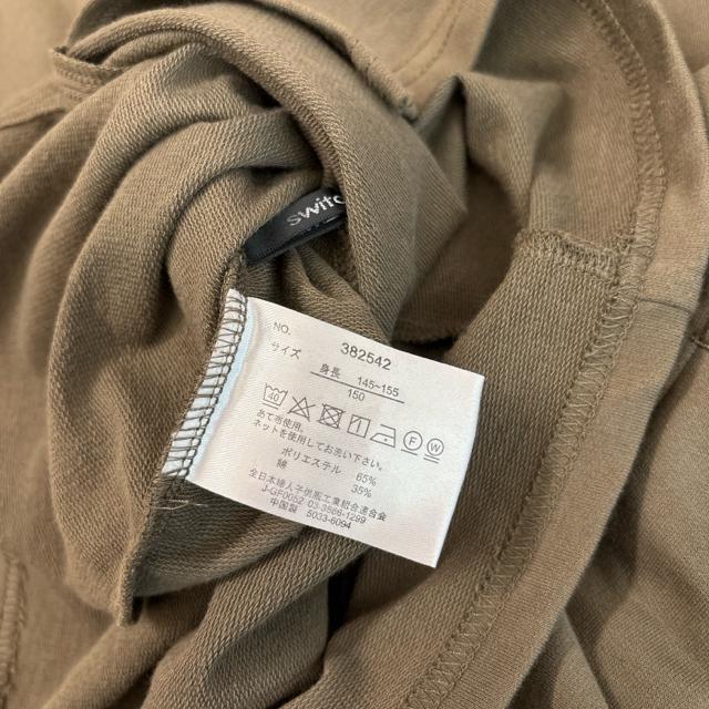 美品 150サイズ ノースリーブワンピース カーキ < キッズ/ベビー  美品 150サイズ ノースリーブワンピース カーキ < キッズ/ベビーの