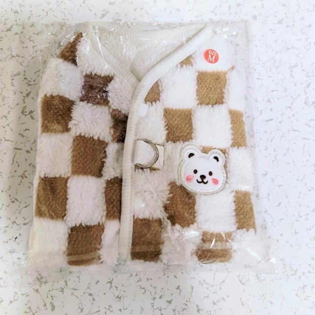 犬猫兼用 背中開き Dカン付き 防寒 ふわふわコットンベスト 着脱簡単 抜け毛対策 防寒着 < ペット/手芸/園芸 犬猫兼用 背中開き Dカン付き 防寒 ふわふわコットンベスト 着脱簡単 抜け毛対策 防寒着 < ペット/手芸/園芸の