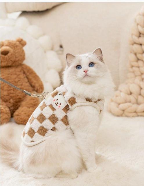 犬猫兼用 背中開き Dカン付き 防寒 ふわふわコットンベスト 着脱簡単 抜け毛対策 防寒着 < ペット/手芸/園芸 犬猫兼用 背中開き Dカン付き 防寒 ふわふわコットンベスト 着脱簡単 抜け毛対策 防寒着 < ペット/手芸/園芸の