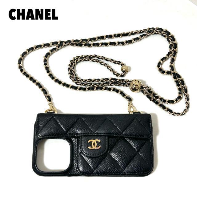 CHANEL �V���l�� iPhone14Pro �P�[�X �`�F�[���V�����_�[  �� �u�����h�� 