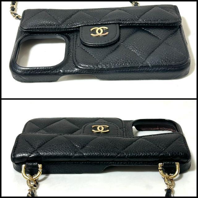 CHANEL �V���l�� iPhone14Pro �P�[�X �`�F�[���V�����_�[ �� �u�����h�� 