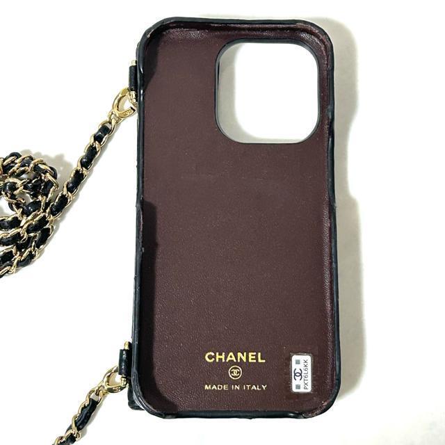 CHANEL �V���l�� iPhone14Pro �P�[�X �`�F�[���V�����_�[ �� �u�����h�� 
