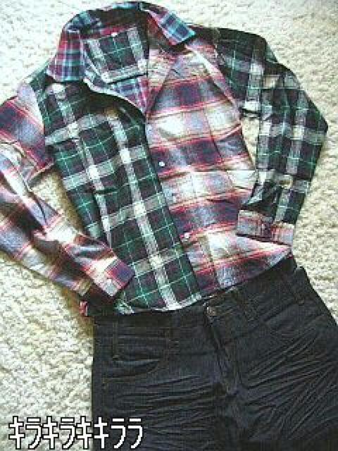 【Snuff】《New》豪華2点セット★ダブルウエストデニム34&ネルシャツ < 男性ファッション 【Snuff】《New》豪華2点セット★ダブルウエストデニム34&ネルシャツ < 男性ファッションの