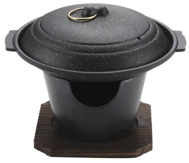 パール金属 陶板焼き 17cm 蓋 コンロ付 セット マーブル < インテリア/ライフ  パール金属 陶板焼き 17cm 蓋 コンロ付 セット マーブル  < インテリア/ライフの