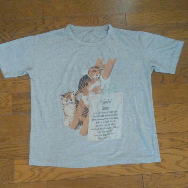 グレー Tシャツ 猫 < 女性ファッション  グレー Tシャツ 猫  < 女性ファッションの