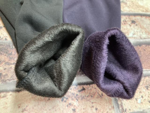 保温&ふんわり裏毛布ボア起毛9分丈婦人ボトムインナー1枚 < 女性ファッション  保温&ふんわり裏毛布ボア起毛9分丈婦人ボトムインナー1枚 < 女性ファッションの