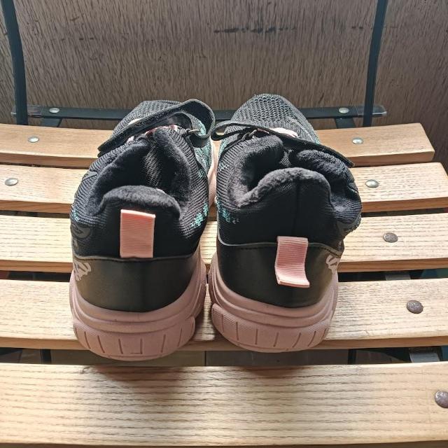 新品 23cm レディース スニーカー ブラック シューズ 靴 厚底 < 女性ファッション  新品 23cm レディース スニーカー ブラック シューズ 靴 厚底 < 女性ファッションの