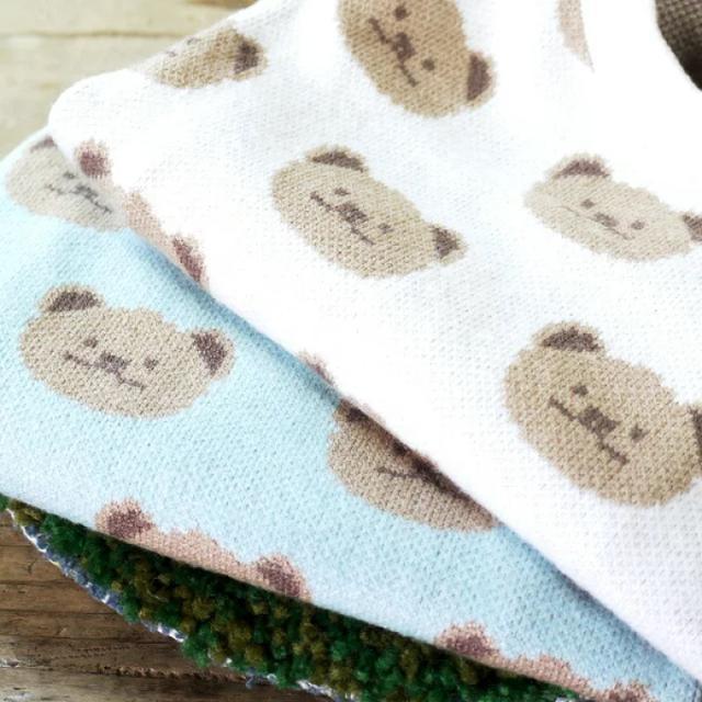 肉厚で暖か●定価3,498円●総柄 くまさんニット●白ホワイト アイボリー●ペット服 猫 犬 < ペット/手芸/園芸  肉厚で暖か●定価3,498円●総柄 くまさんニット●白ホワイト アイボリー●ペット服 猫 犬 < ペット/手芸/園芸の