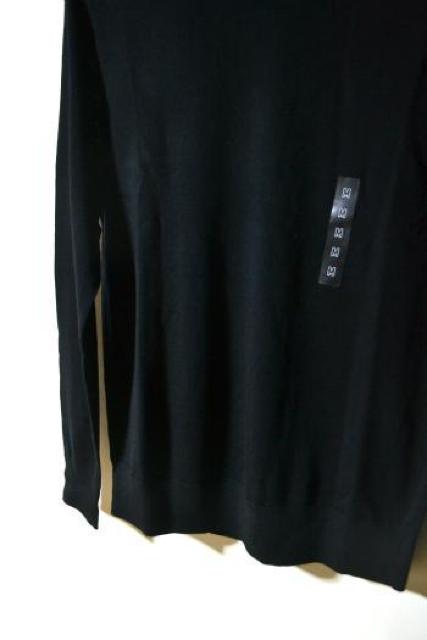 新品 UNIQLO ユニクロ メリノクルーネックセーター 長袖 ブラック M メンズ 秋冬 ニット プルオーバー キレイ目 未使用 < ブランド 新品 UNIQLO ユニクロ メリノクルーネックセーター 長袖 ブラック M メンズ 秋冬 ニット プルオーバー キレイ目 未使用 < ブランドの