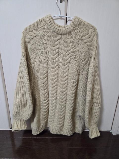 select MOCAヘリンボーンドルマンスリーブニット < 女性ファッション select MOCAヘリンボーンドルマンスリーブニット < 女性ファッションの