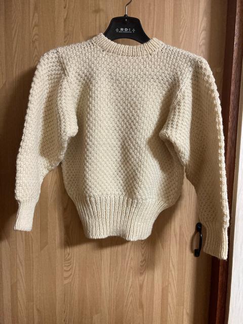 2102.編み機☆ハンドメイドセーター☆アイボリー < 女性ファッション 2102.編み機☆ハンドメイドセーター☆アイボリー < 女性ファッションの