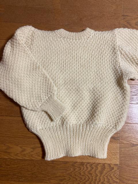 2102.編み機☆ハンドメイドセーター☆アイボリー < 女性ファッション 2102.編み機☆ハンドメイドセーター☆アイボリー < 女性ファッションの