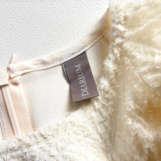 ◆未使用級◆2万◆ディアリウム◆フェザー切替ブラウス◆ゆったり◆アイボリー◆M < 女性ファッション ◆未使用級◆2万◆ディアリウム◆フェザー切替ブラウス◆ゆったり◆アイボリー◆M < 女性ファッションの