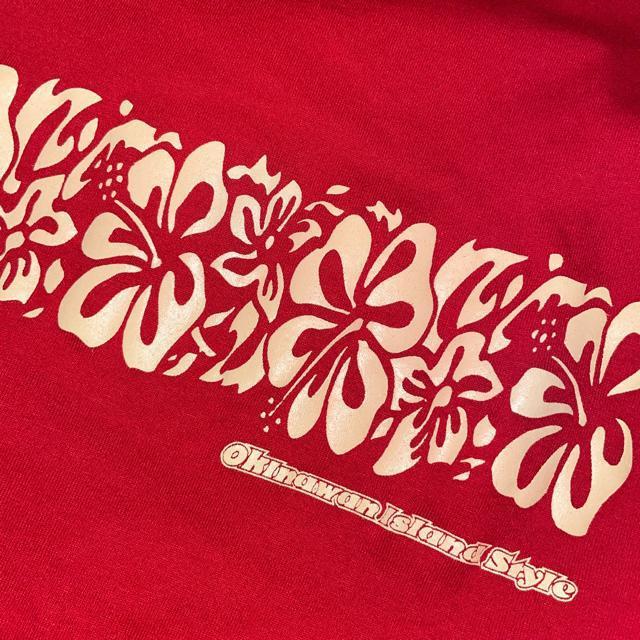 JERZEES Okinawan Island Style 半袖Tシャツ 赤 < 女性ファッション  JERZEES Okinawan Island Style 半袖Tシャツ 赤 < 女性ファッションの