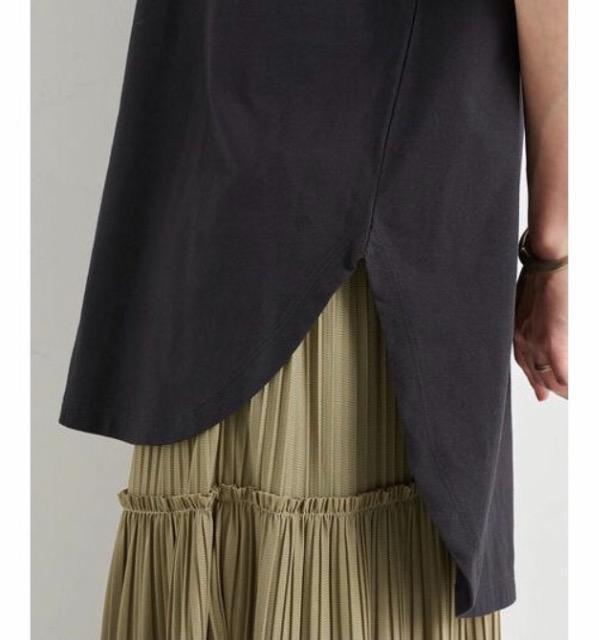 earth◎ラウンドヘム◎ロゴ半袖Tシャツ黒(F)新品◎ < ブランド earth◎ラウンドヘム◎ロゴ半袖Tシャツ黒(F)新品◎ < ブランドの